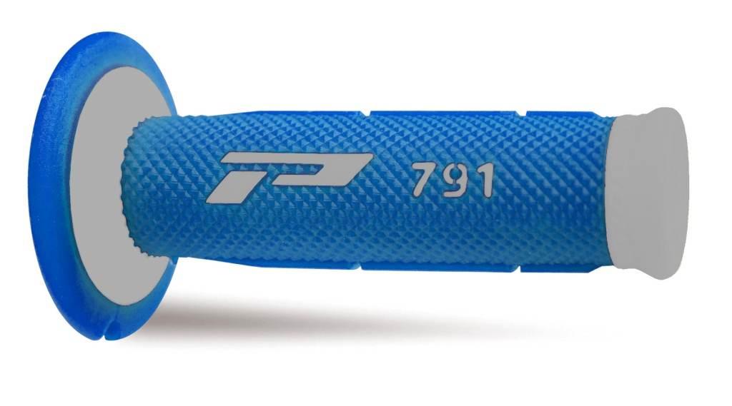 Progrip Manetki Pg791 Off Road 22+25Mm, Dł.115Mm Kolor Szary/Niebieski Dwus