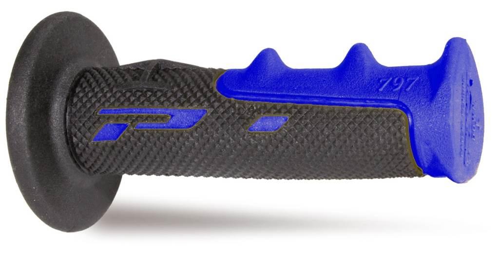 Progrip Manetki Pg797 Off Road 22+25Mm, Dł.115Mm Kolor Niebieski/Czarny Dwu