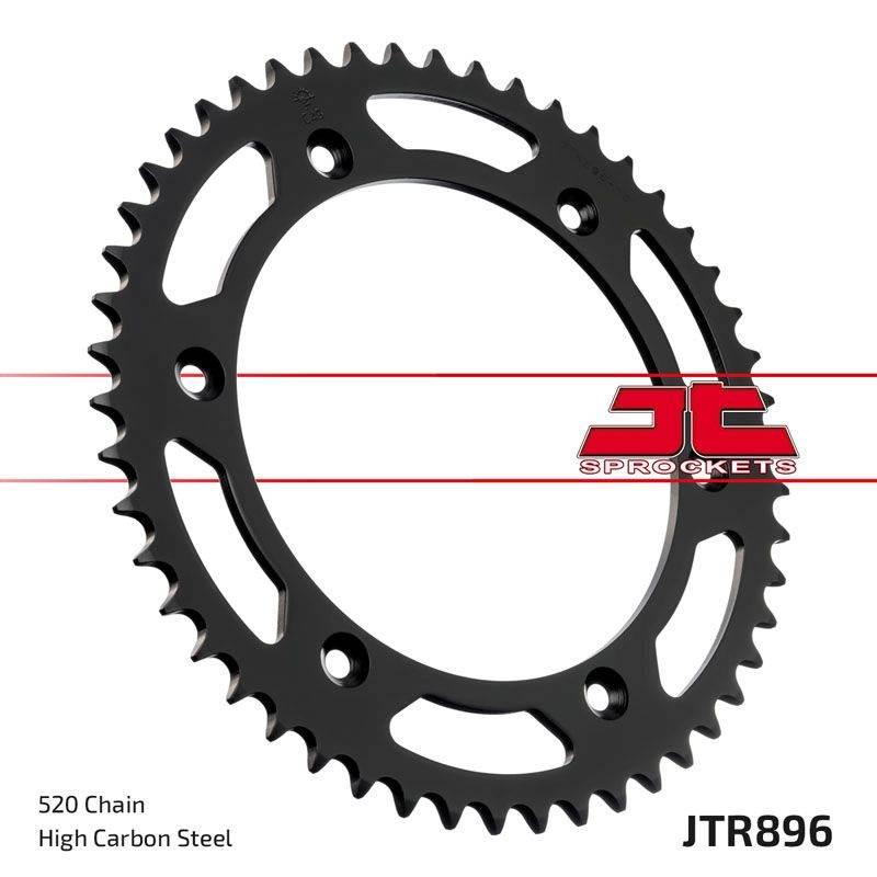 Jt Zębatka Tylna 896 52 Ktm 125 Mx '90, 250 Mx '83-87, 500 Mx '85-87, 350 E - zdjęcie 2
