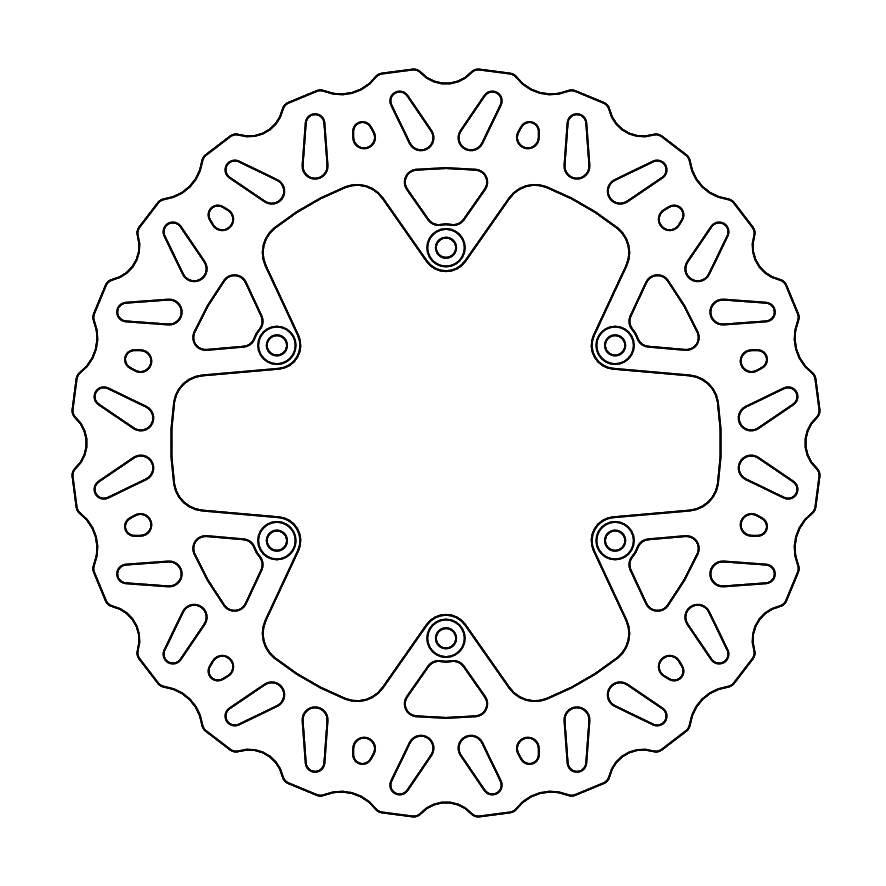 Moto-Master Tarcza Hamulcowa Tył Nitro 240Mm Do Beta 250/300/350/390/400/43