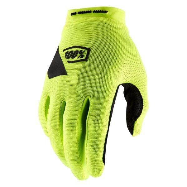 100 Procent Rękawice Cross/Enduro Ridecamp Gloves Fluo Yellow Kolor Żółty F