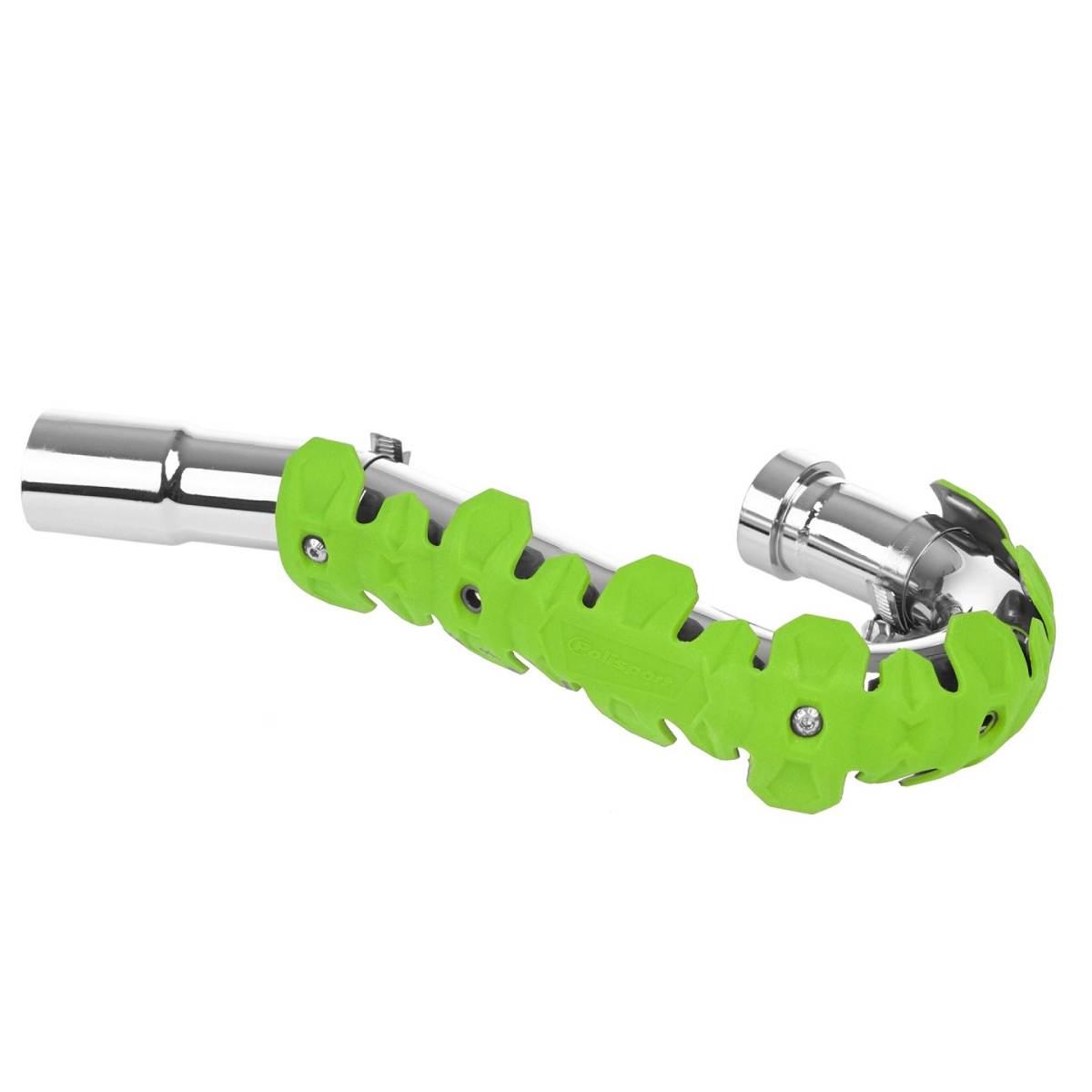 Polisport Osłona Kolektora Wydechowego 4T Krótka 22 Cm Kolor Zielony