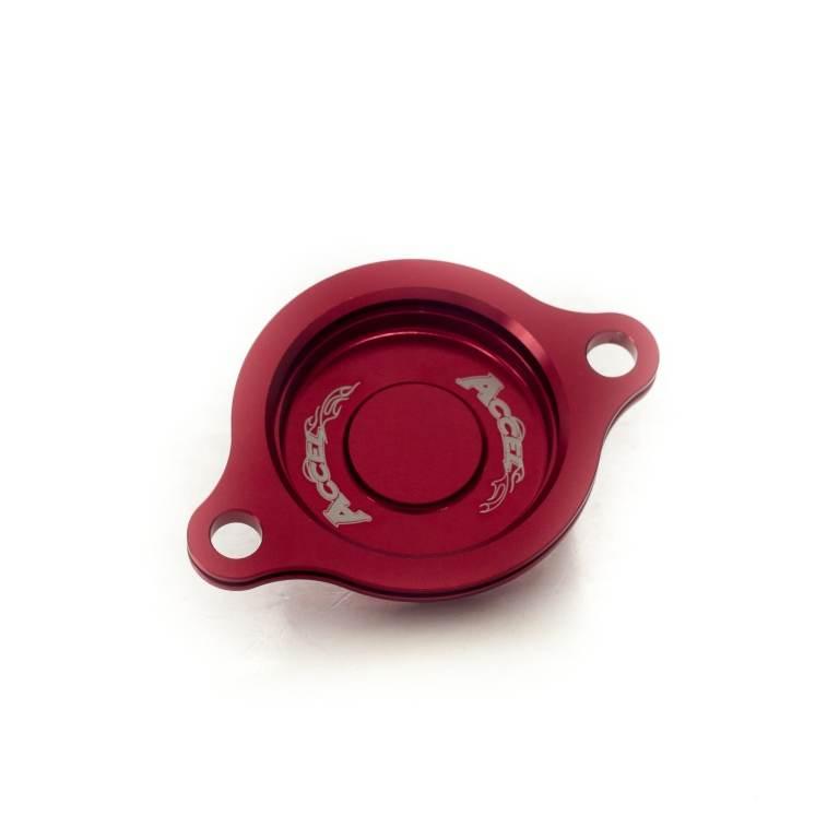Accel Pokrywa Filtra Oleju Honda Crf 250R '10-17 Kolor Czerwony