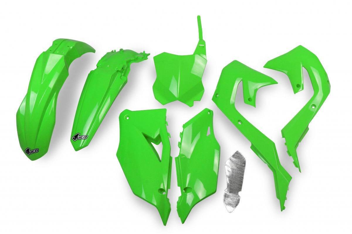 Ufo Komplet Plastików Kawasaki Kxf 250 '21-24, Kxf 450 '19-23 Kolor Oem '20