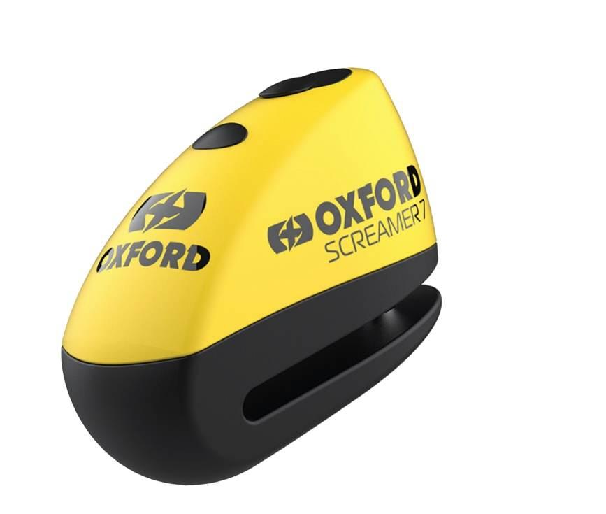 Oxford Blokada Tarczy Hamulcowej Z Alarmem Model Screamer Xa7, Trzpień 7Mm