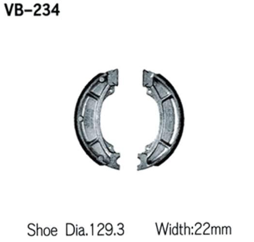 Vesrah Szczęki Hamulcowe Yamaha Yz 125 '84, Yz 250 '82-84, Yz 465 '80-82, Y