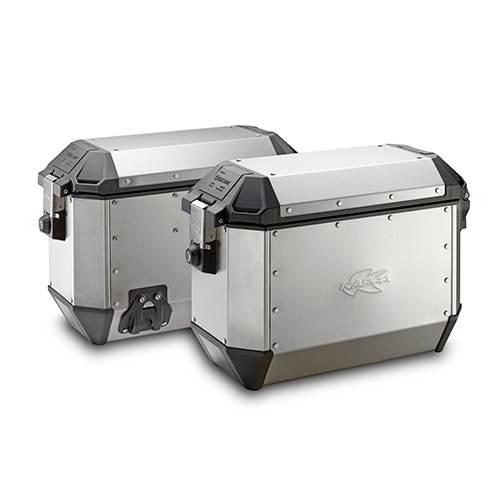 Kappa Kufry Boczne 36L Monokey Kms36A K'mission Aluminiowe Para = 2 Szt + D