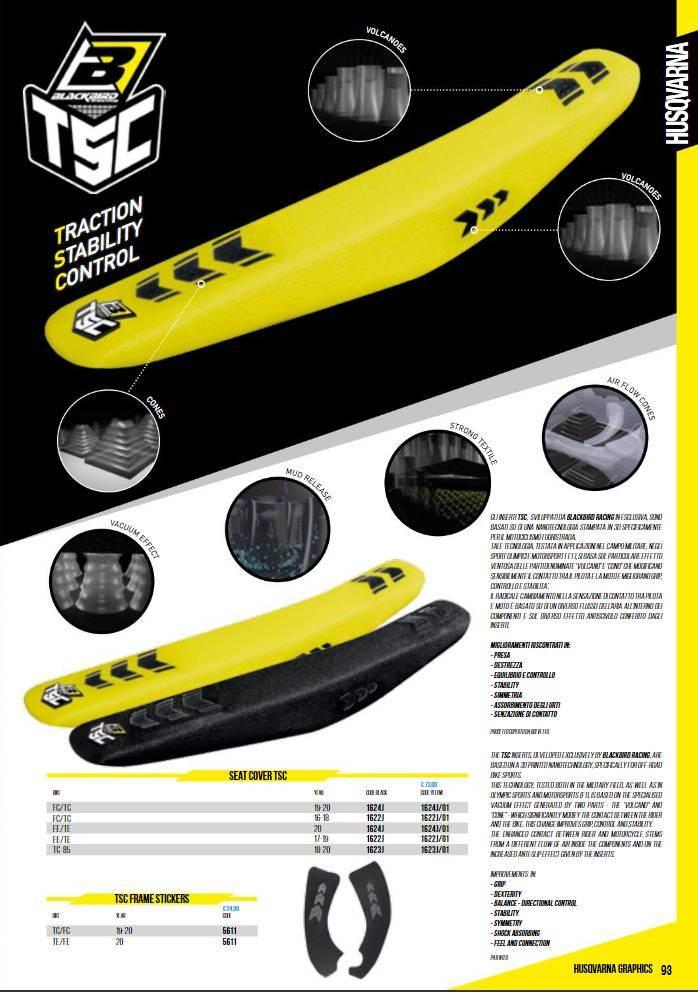 Blackbird Pokrowiec Poszycie Na Siedzenie Husqvarna Fc/Tc '16-'18, Te/Fe '1 - zdjęcie 2