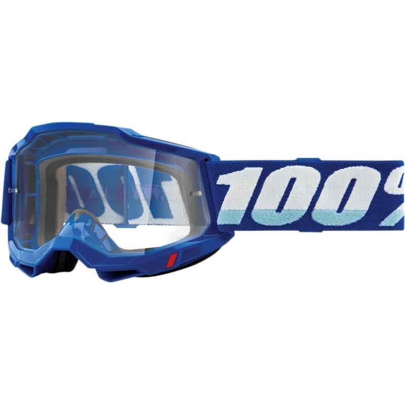 100 Procent Gogle Accuri 2 Blue - Clear Lens - Kolor Niebieski/Biały Szybka