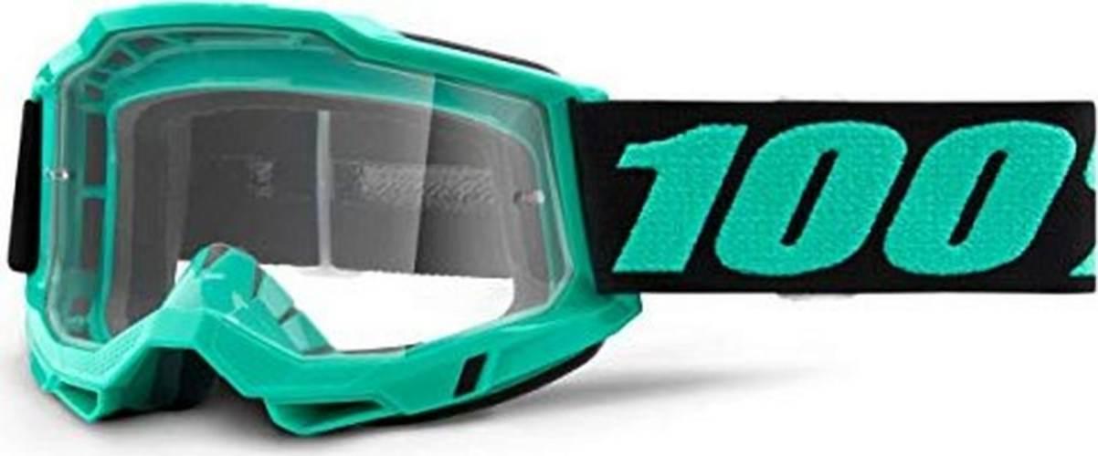 100 Procent Gogle Accuri 2 Tokyo - Clear Lens - Kolor Seledynowy/Czarny Szy