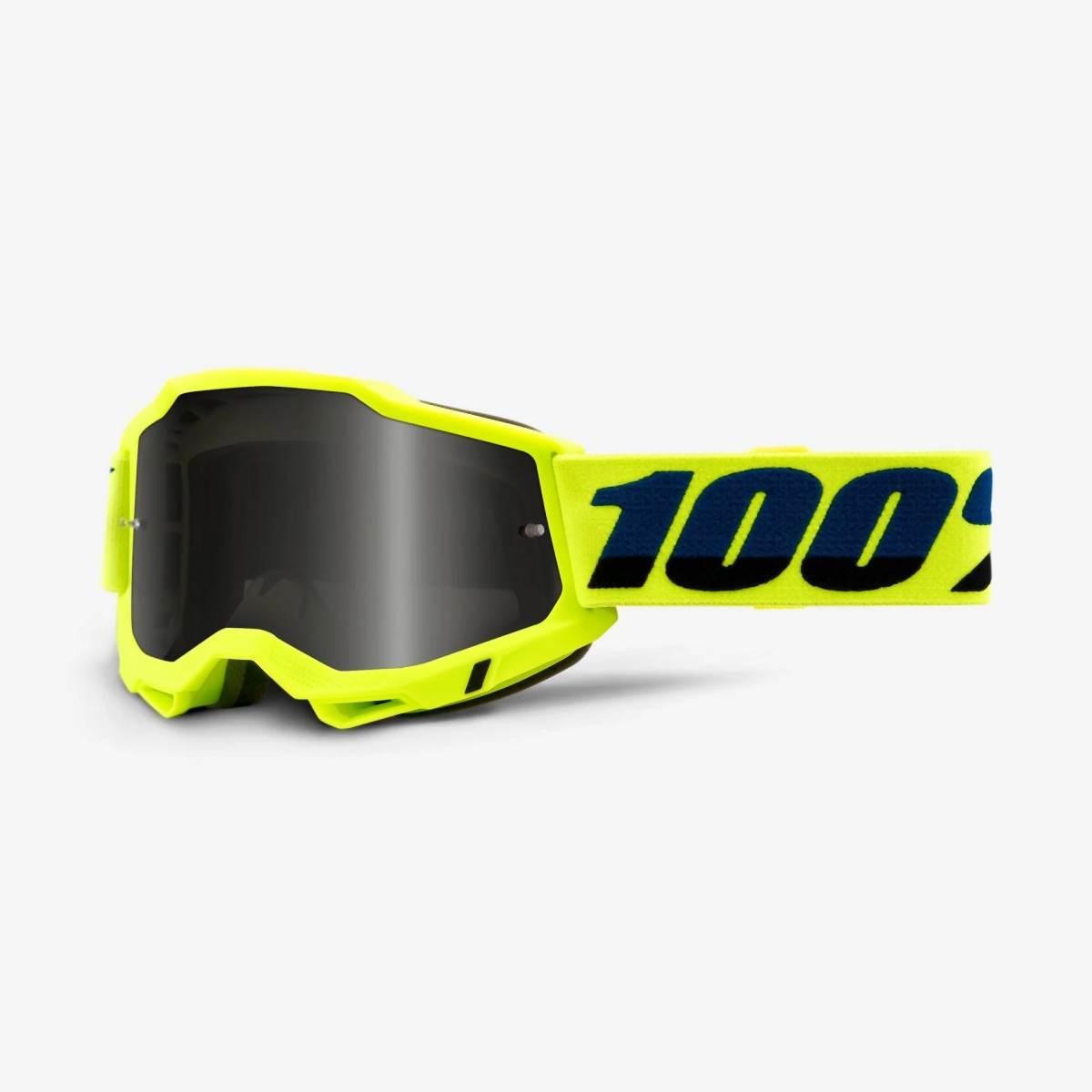 100 Procent Gogle Accuri 2 Sand Yellow - Smoke Lens - Kolor Żółty Szybka Pr