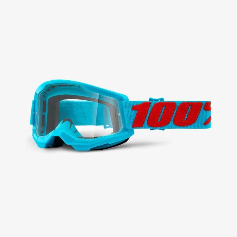 100 Procent Gogle Strata 2 Summit - Clear Lens - Kolor Jasny Niebieski/Czer