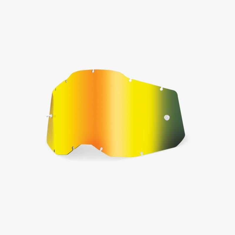 100 Procent Ac2/St2 Youth Replacement Lens - Mirror Gold, Szyba/Szybka Do G