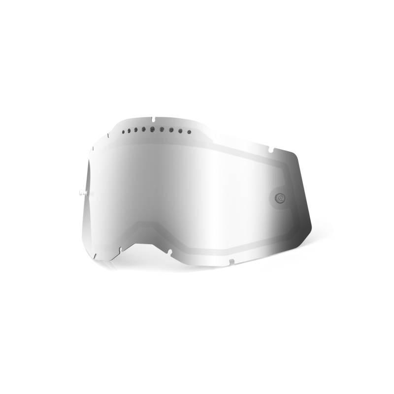 100 Procent Rc2/Ac2/St2 Replacement Lens - Vented Dual Pane Mirror Silver