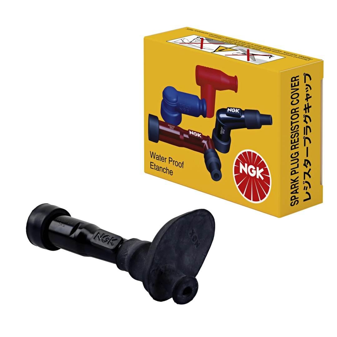 Ngk Fajka Na Świece Nr 8683 Prosta, Kolor Czarny Z Tuleją Gumową, Honda Vt6