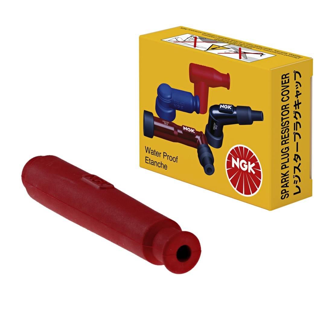 Ngk Fajka Na Świece Nr 8673 Prosta 0 Kolor Czerwony, Silikonowa Gwint 10,12