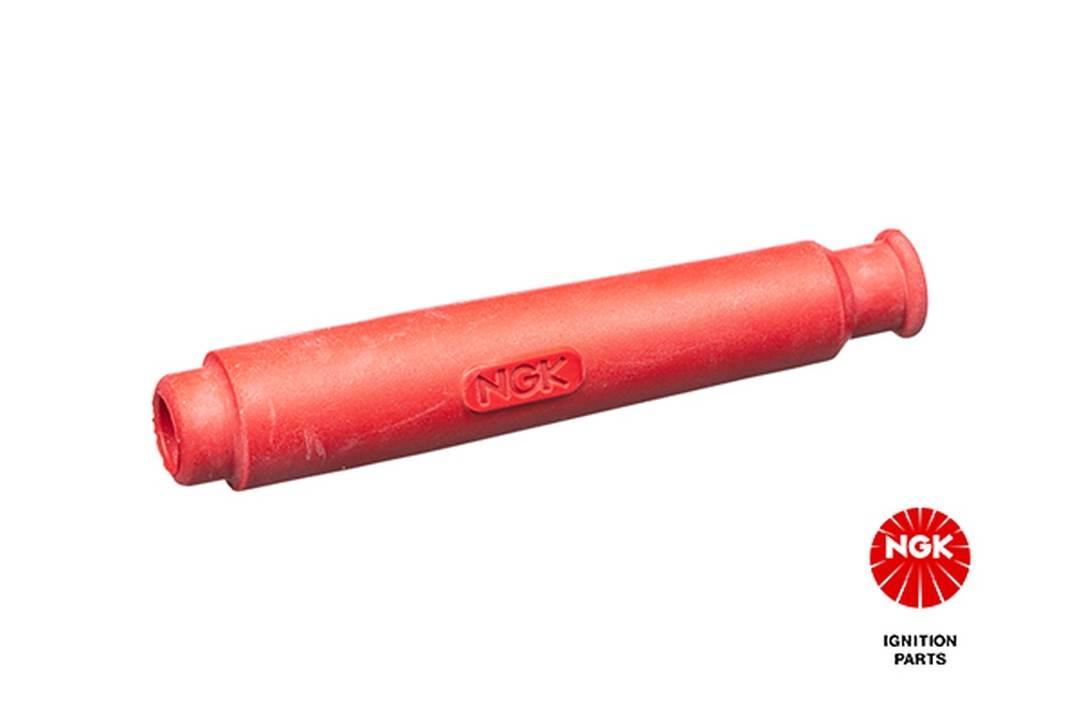 Ngk Fajka Na Świece Nr 8673 Prosta 0 Kolor Czerwony, Silikonowa Gwint 10,12 - zdjęcie 2