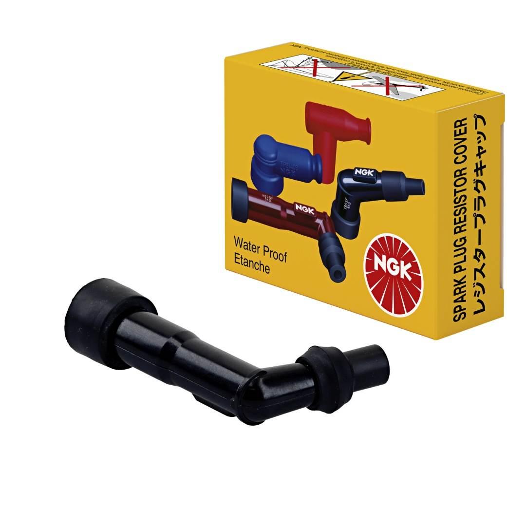 Ngk Fajka Na Świece Nr 8435 Kątowa 102 Kolor Czarny Wodoodporna Osłona