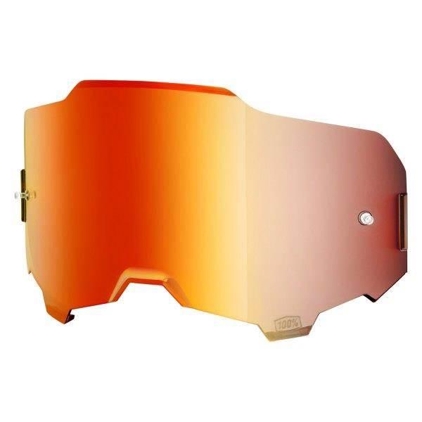 100 Procent Armega Armatic Replacement Mirror Red Lens - Szyba/Szybka/Szybk