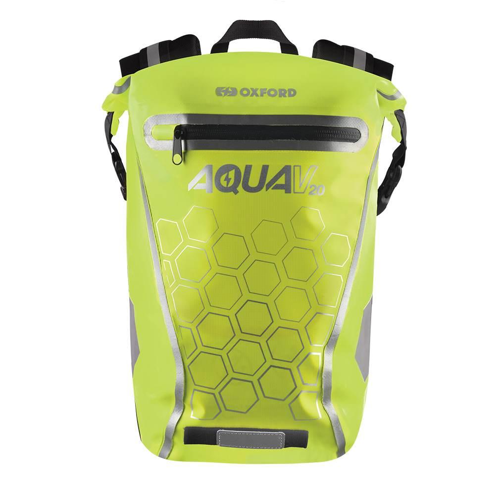Oxford Plecak Wodoodporny Model Aqua V-20 Pojemność 20L Kolor Żółty Fluo/Bi