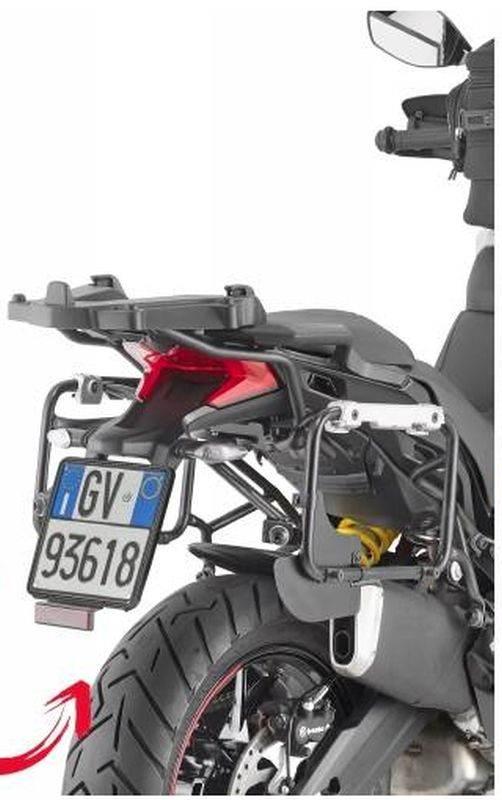 Kappa Stelaż Kufrów Bocznych Szybkiego Montażu Monokey Cam Side Ducati Mult
