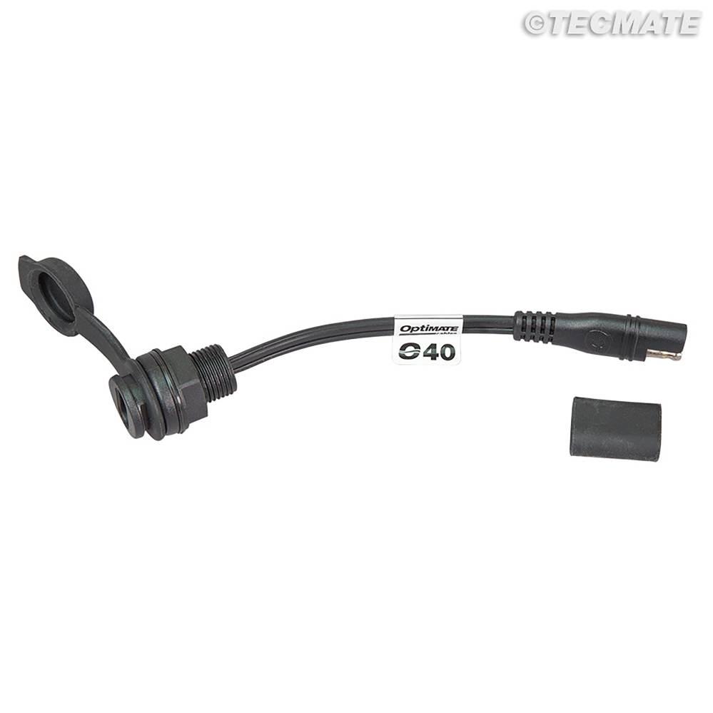 Optimate Przewód Z Wtyczką Sae I Gniazdkiem Sae Wodoszczelnym Długość 15Cm - zdjęcie 2
