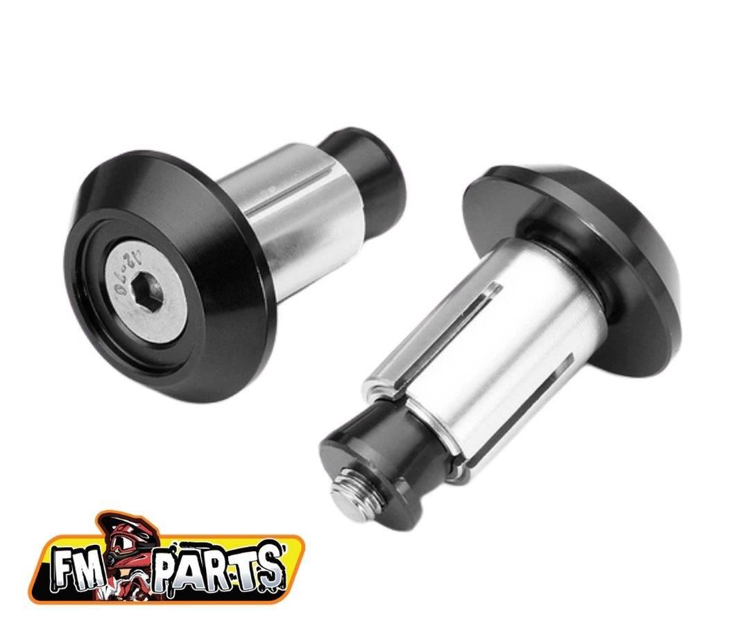 Fm-Parts Końcówki Kierownicy/Korki Aluiminium Kolor Czarny