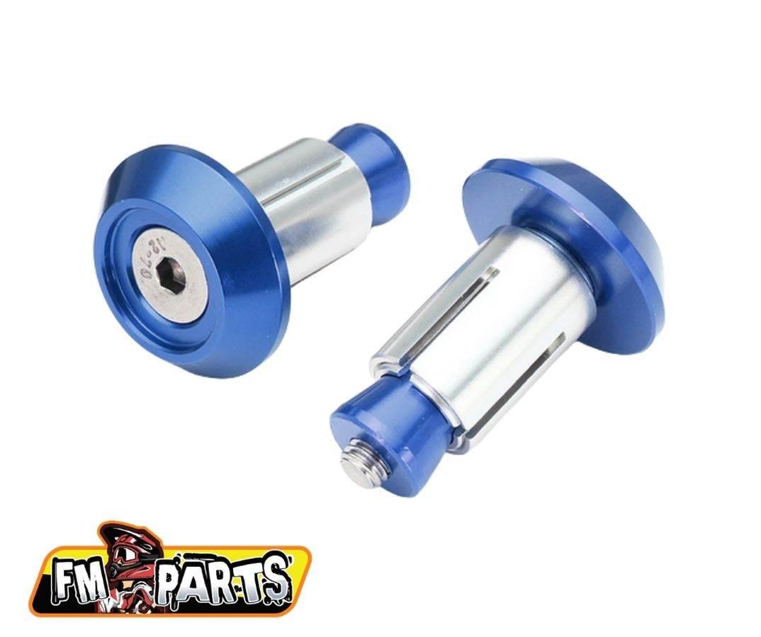 Fm-Parts Końcówki Kierownicy/Korki Aluminium Kolor Niebieski