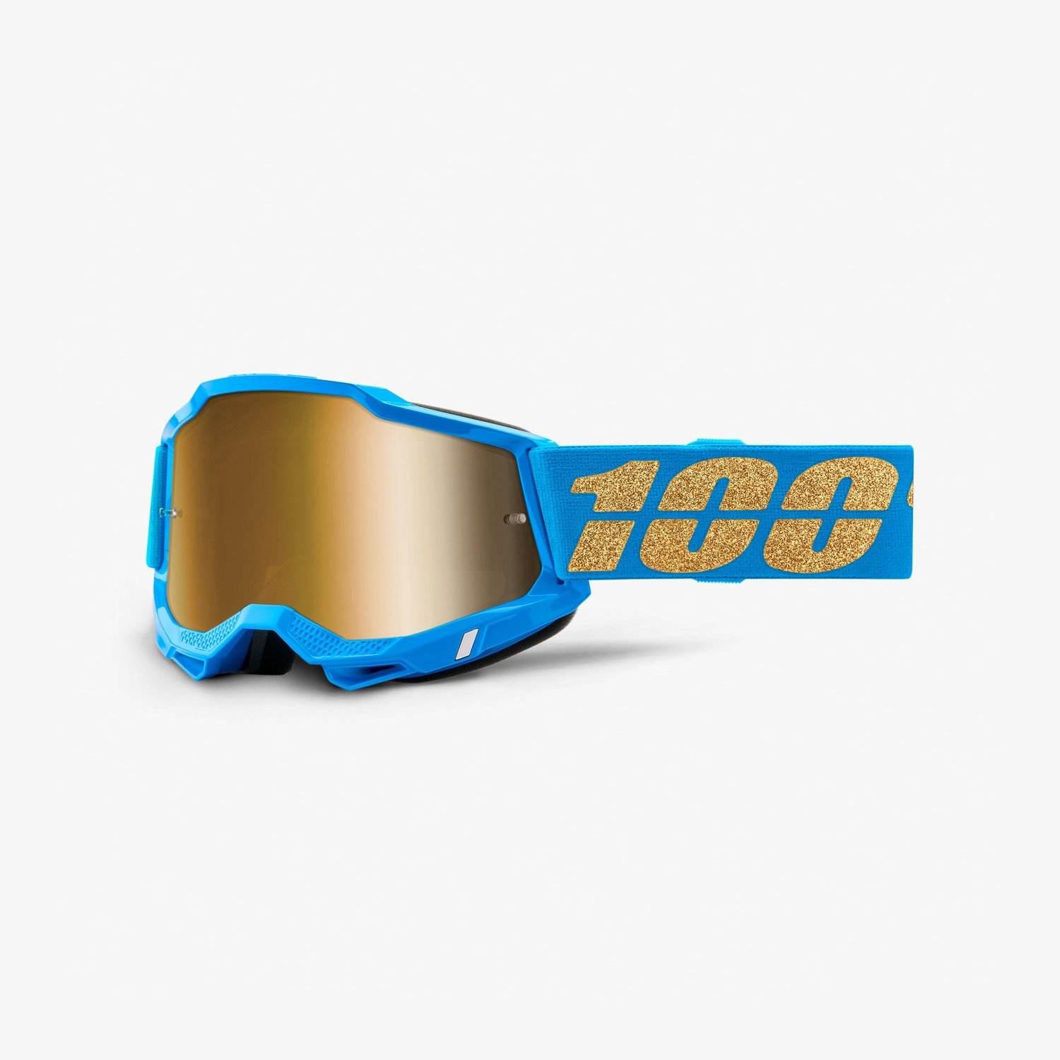 100 Procent Gogle Accuri 2 Waterloo - True Gold Lens - Kolor Niebieski/Złot