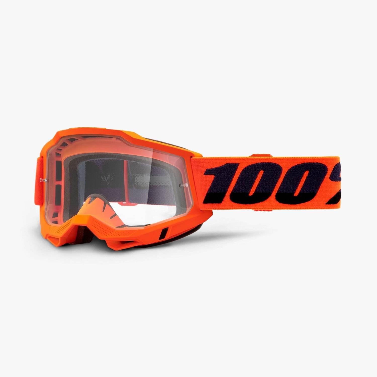 100 Procent Gogle Accuri 2 Otg Orange - Clear Lens - Kolor Pomarańczowy/Cza