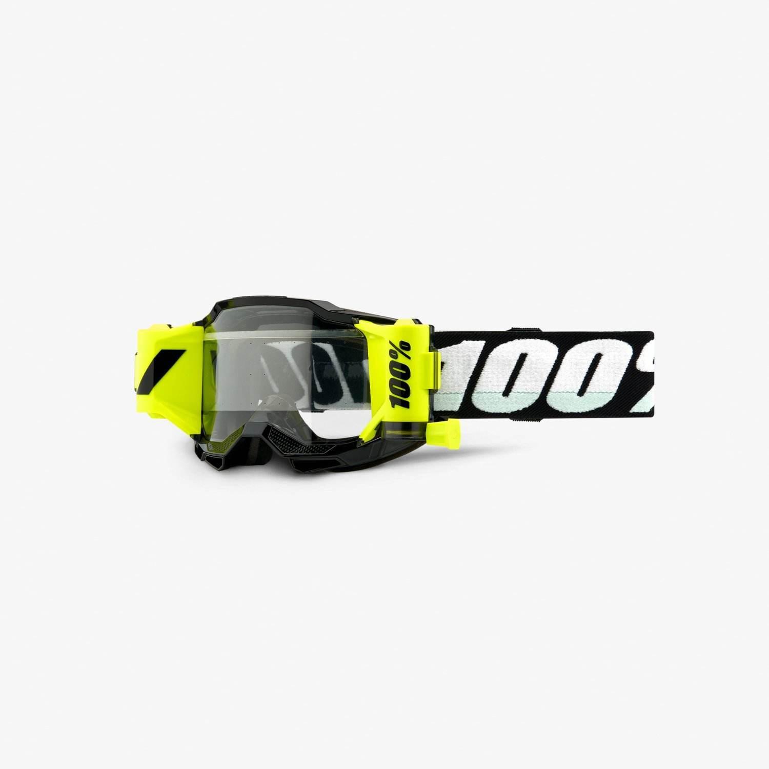 100 Procent Accuri 2 Youth Junior Forecast Roll Off Goggle Black - Clear Le