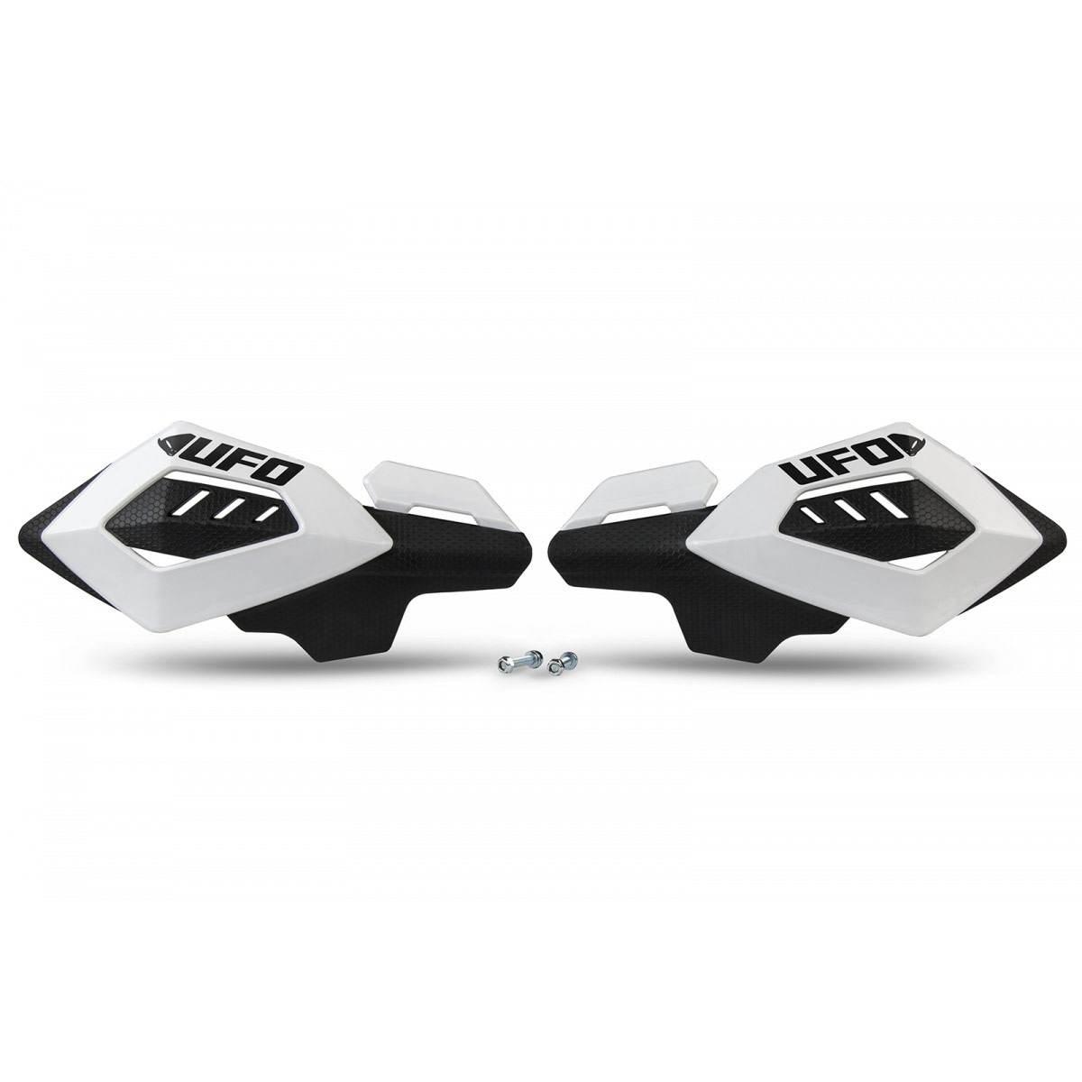 Ufo Osłony Rąk Handbary Arches Kolor Biały Z Mocowaniami 22Mm