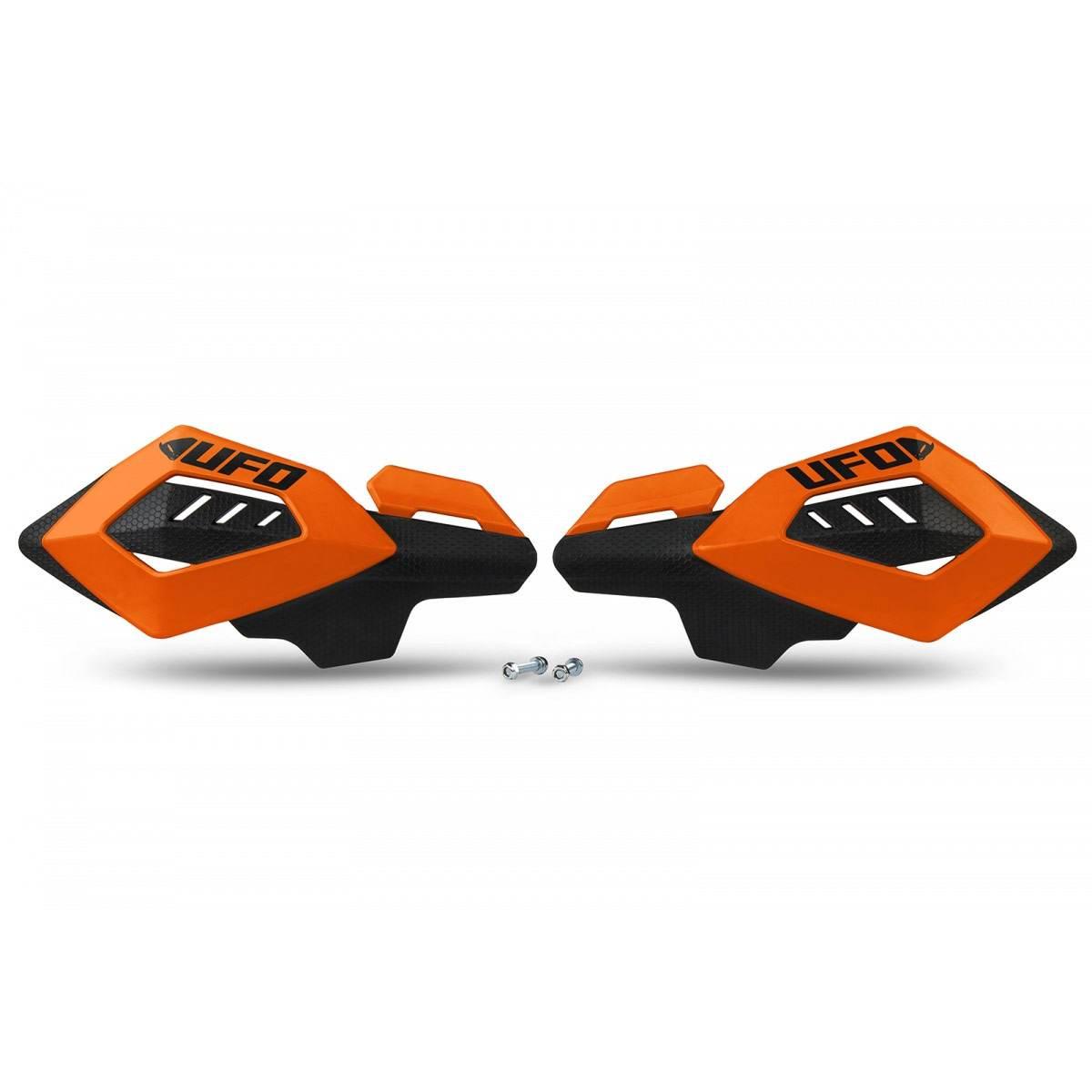 Ufo Osłony Rąk Handbary Arches Kolor Pomarańczowy Z Mocowaniami 22Mm