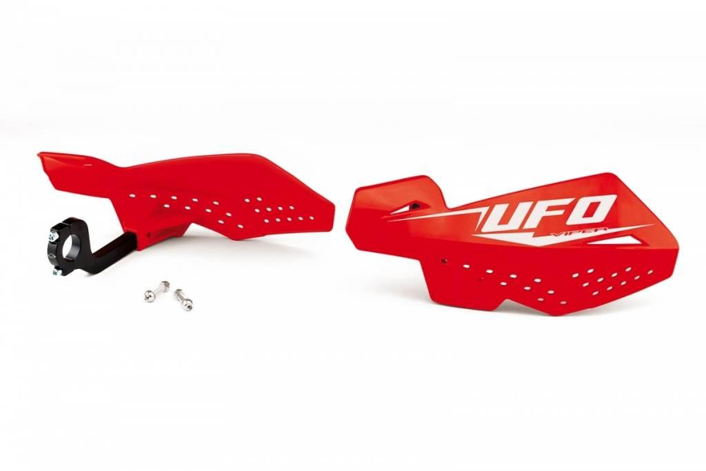 Ufo Osłony Rąk Handbary Viper 2 Kolor Czerwony Z Mocowaniami 22Mm