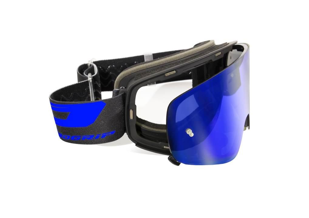 Progrip Gogle Pg3205-181 Magnet Kolor Czarny Matt Szyba Pg3218-104 Niebiesk - zdjęcie 2