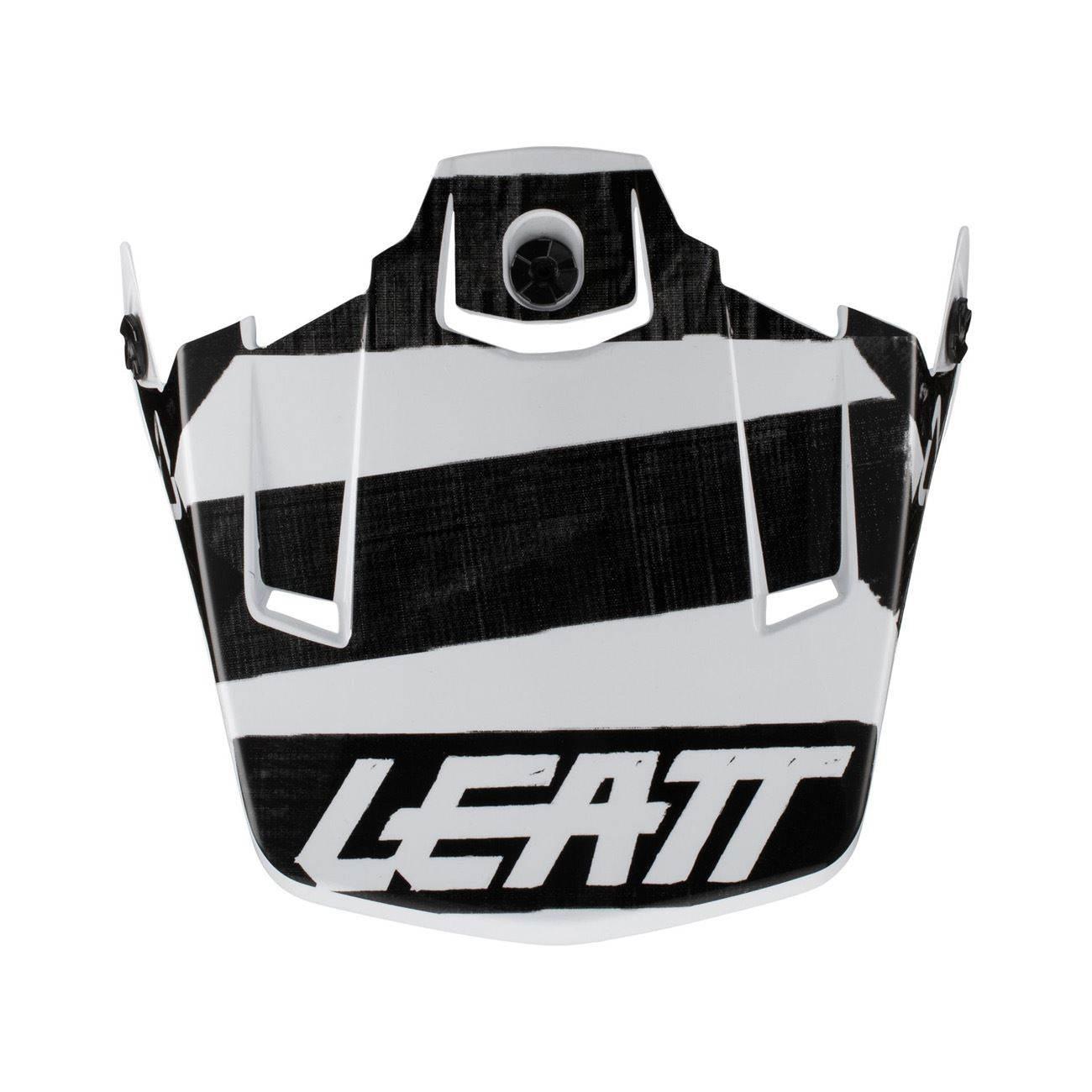 Leatt Daszek/Visor Do Kasku Moto 3.5 V22 White Kolor Biały/Czarny Rozmiar M
