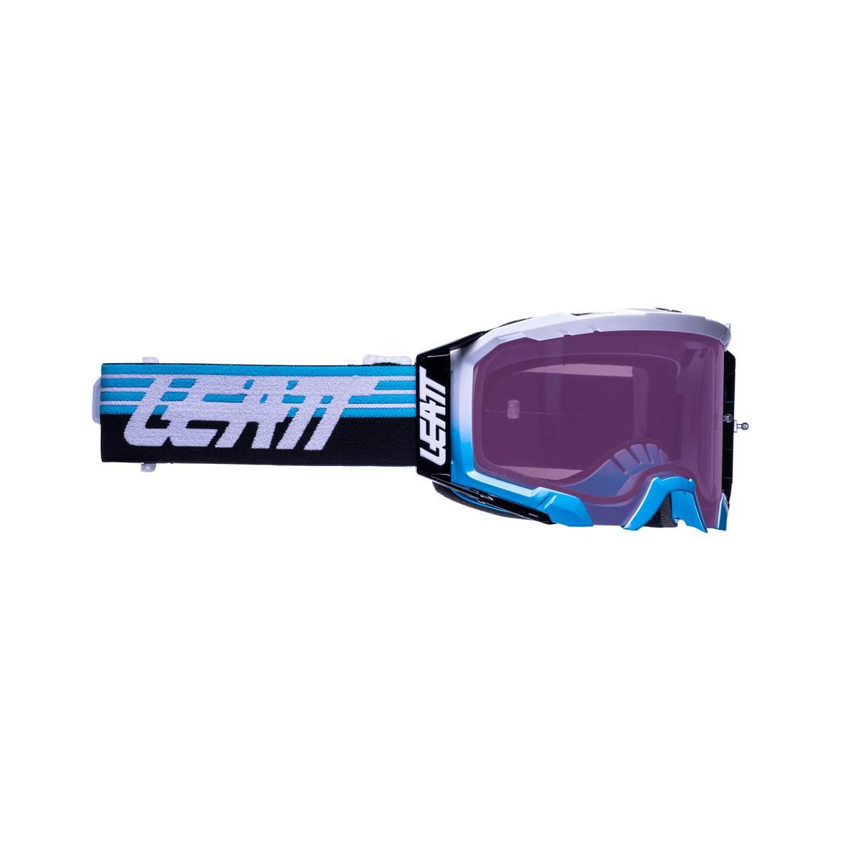 Leatt Gogle Velocity 5.5 Iriz Goggle Aqua Purple 78% - Kolor Niebieski/Biał - zdjęcie 2