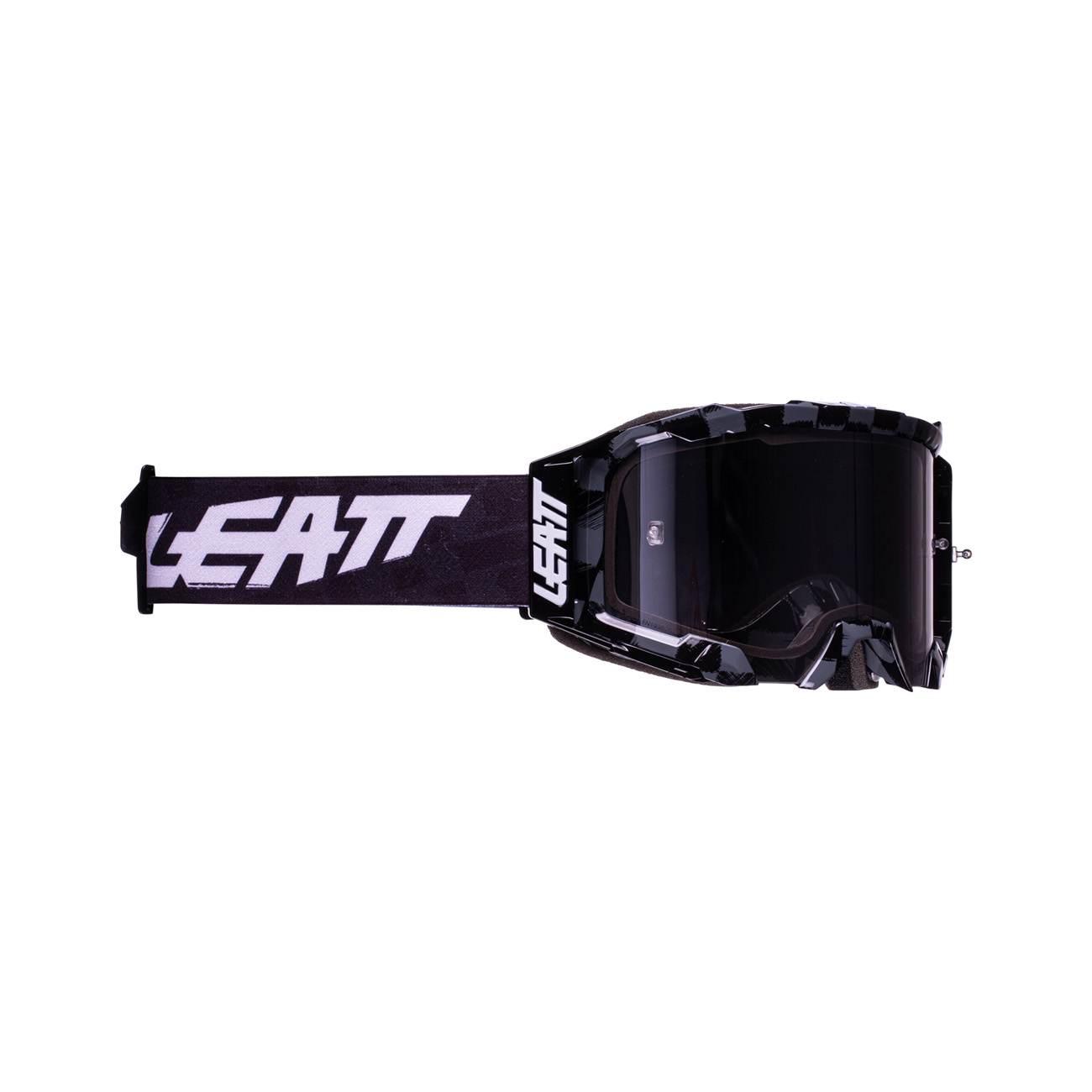 Leatt Gogle Velocity 5.5 Iriz Goggle Brushed Silver 50% - Kolor Czarny Szyb
