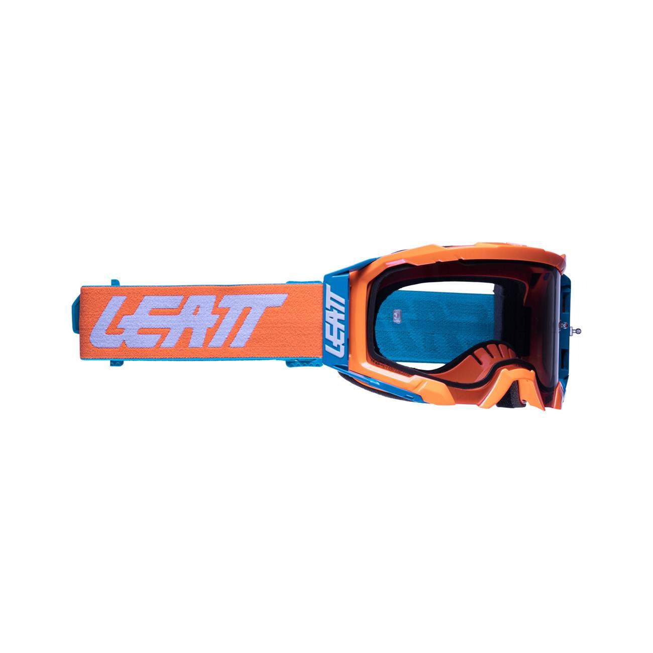 Leatt Gogle Velocity 5.5 Goggle Neon Orange Light Grey 58% - Kolor Pomarańc