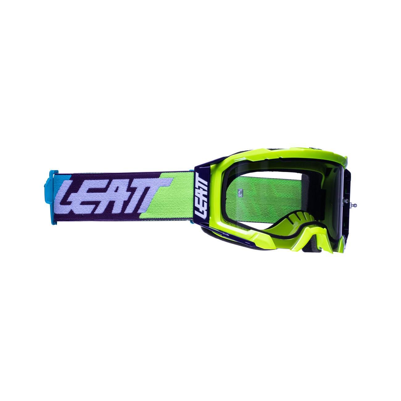 Leatt Gogle Velocity 5.5 Goggle Neon Yellow Light Grey 58% - Kolor Żółty Fl