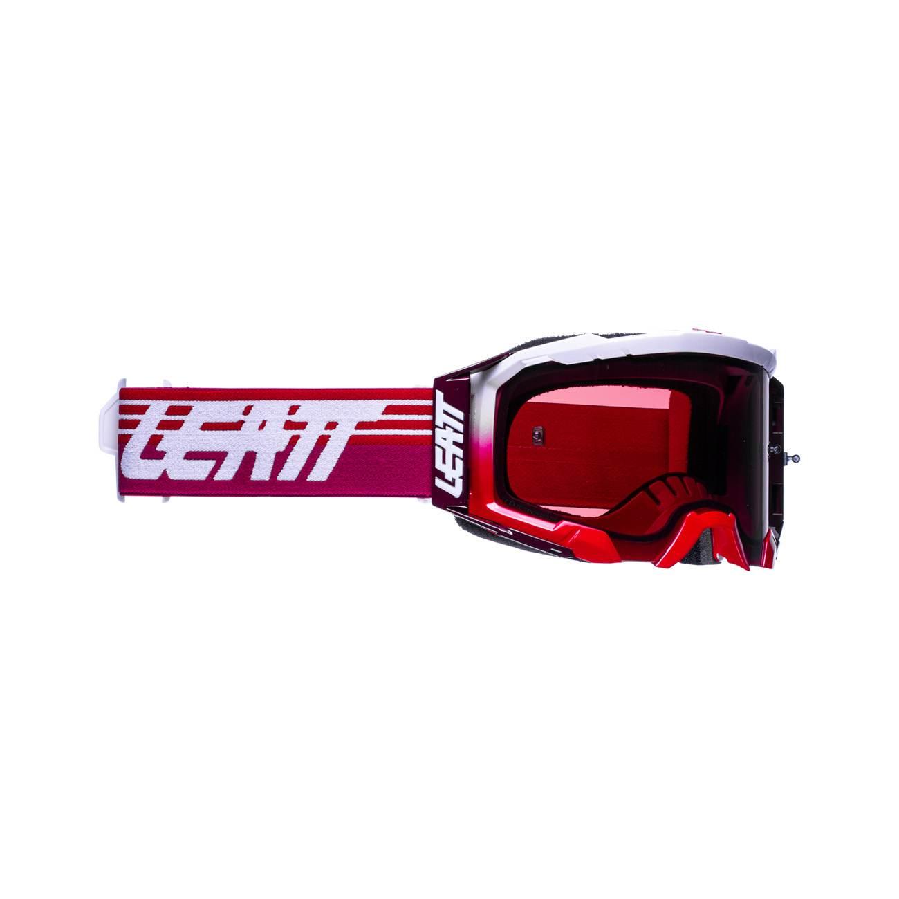 Leatt Gogle Velocity 5.5 Goggle Red Rose Uc 32% - Kolor Czerwony/Biały Szyb