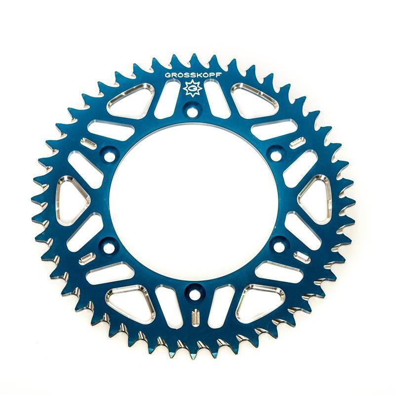 Grosskopf Zębatka Tylna Aluminiowa T7075 Ergal Kolor Niebieski 270 48 27048