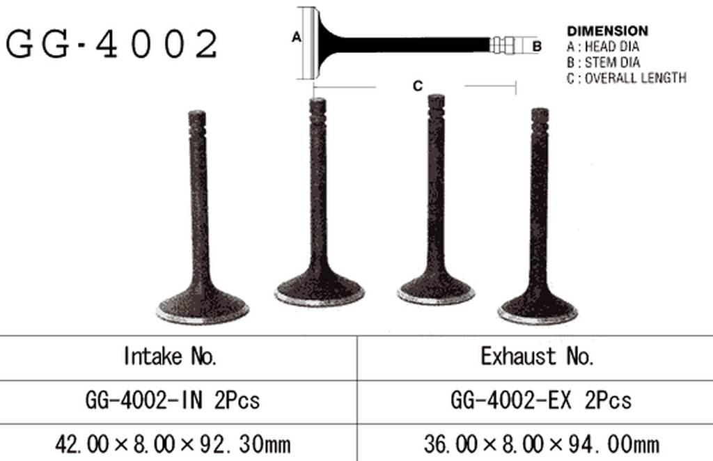 Vesrah Zawór Ssący Kawasaki Kz 750 '76-84' Oem: 12004-014 1Szt. Made In Jap