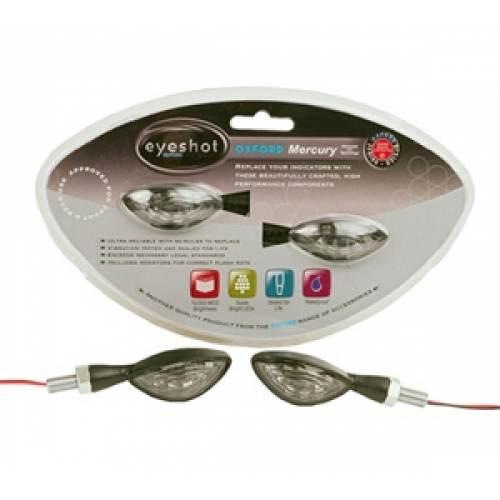 Oxford Kierunkowskazy Ce Led Mercury Kolor Czarny - 2 Sztuki Zawiera Oporni