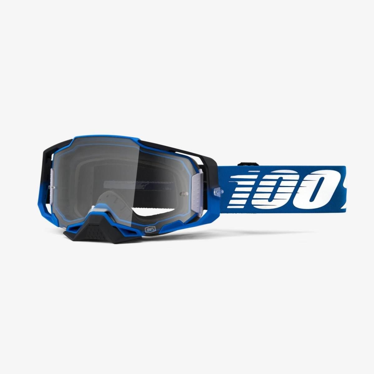 100 Procent Gogle Armega Rockchuck - Clear Lens - Kolor Niebieski/Czarny/Bi
