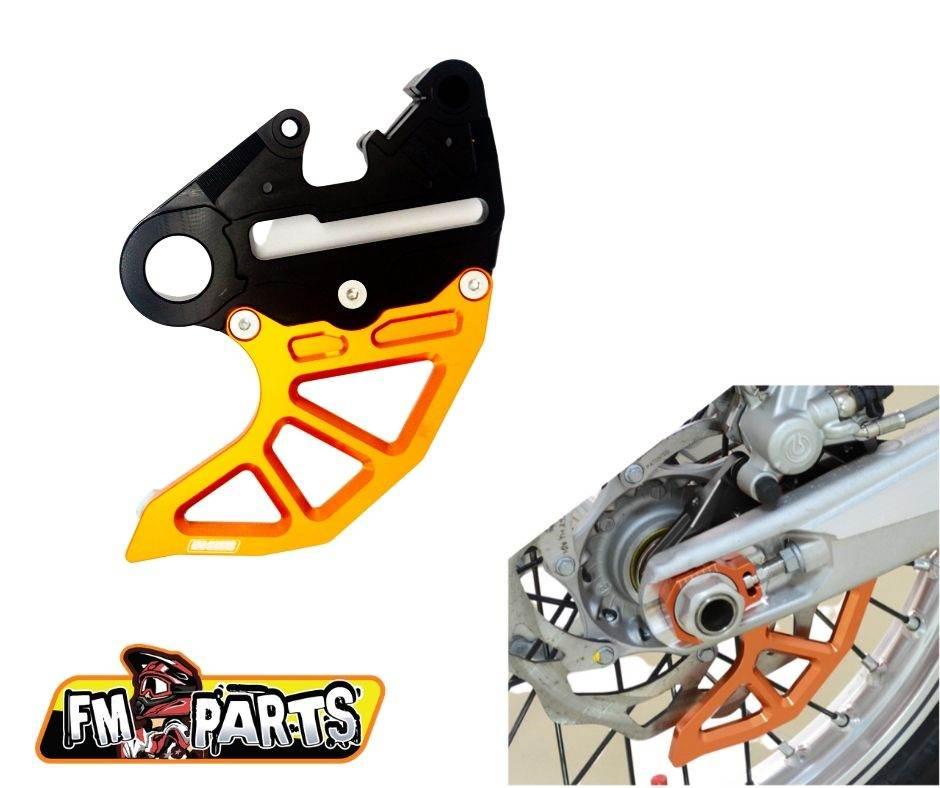 Fm-Parts Osłona Aluminiowa Tarczy Hamulcowej Tylnej Ktm '05-'23 Kolor Pomar - zdjęcie 2