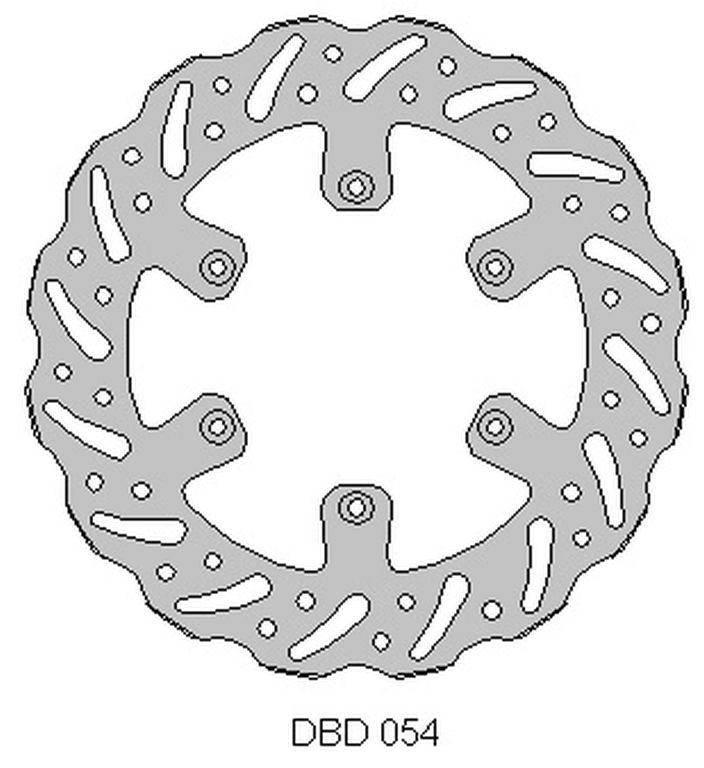 Delta Braking Tarcza Hamulcowa Przód Gas-Gas 125/200/250/300/450 '95-21, Wa