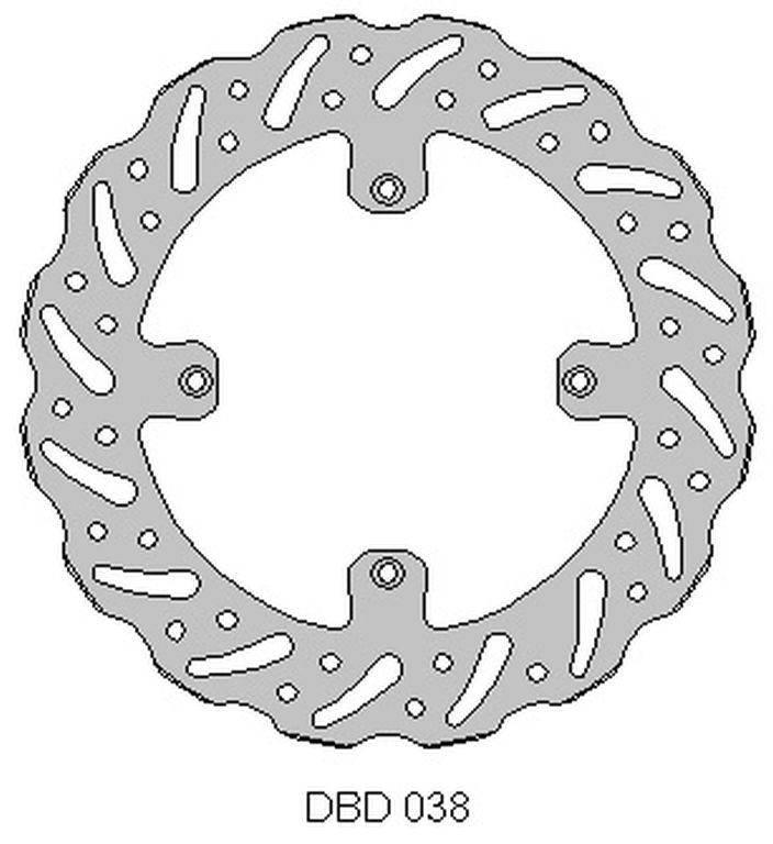 Delta Braking Tarcza Hamulcowa Przód Husqvarna Cr/Wr 125 '00-13, Tr/Tc/Wr 2