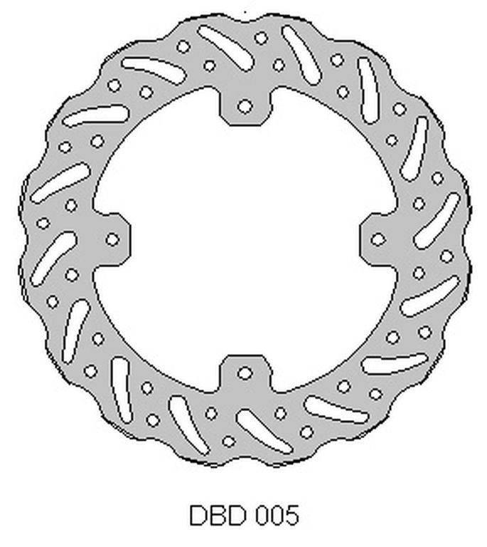 Delta Braking Tarcza Hamulcowa Tył Honda Cr 125 '02-07, Crf 250 '04-'21' -C