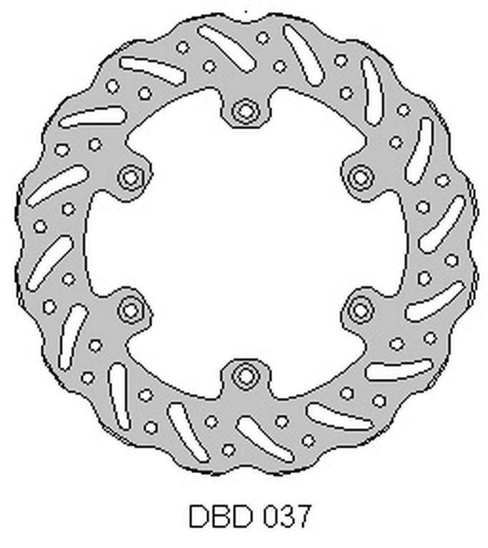 Delta Braking Tarcza Hamulcowa Tył Ktm 2T/4T '91-21, Husaberg, Husquarna, G